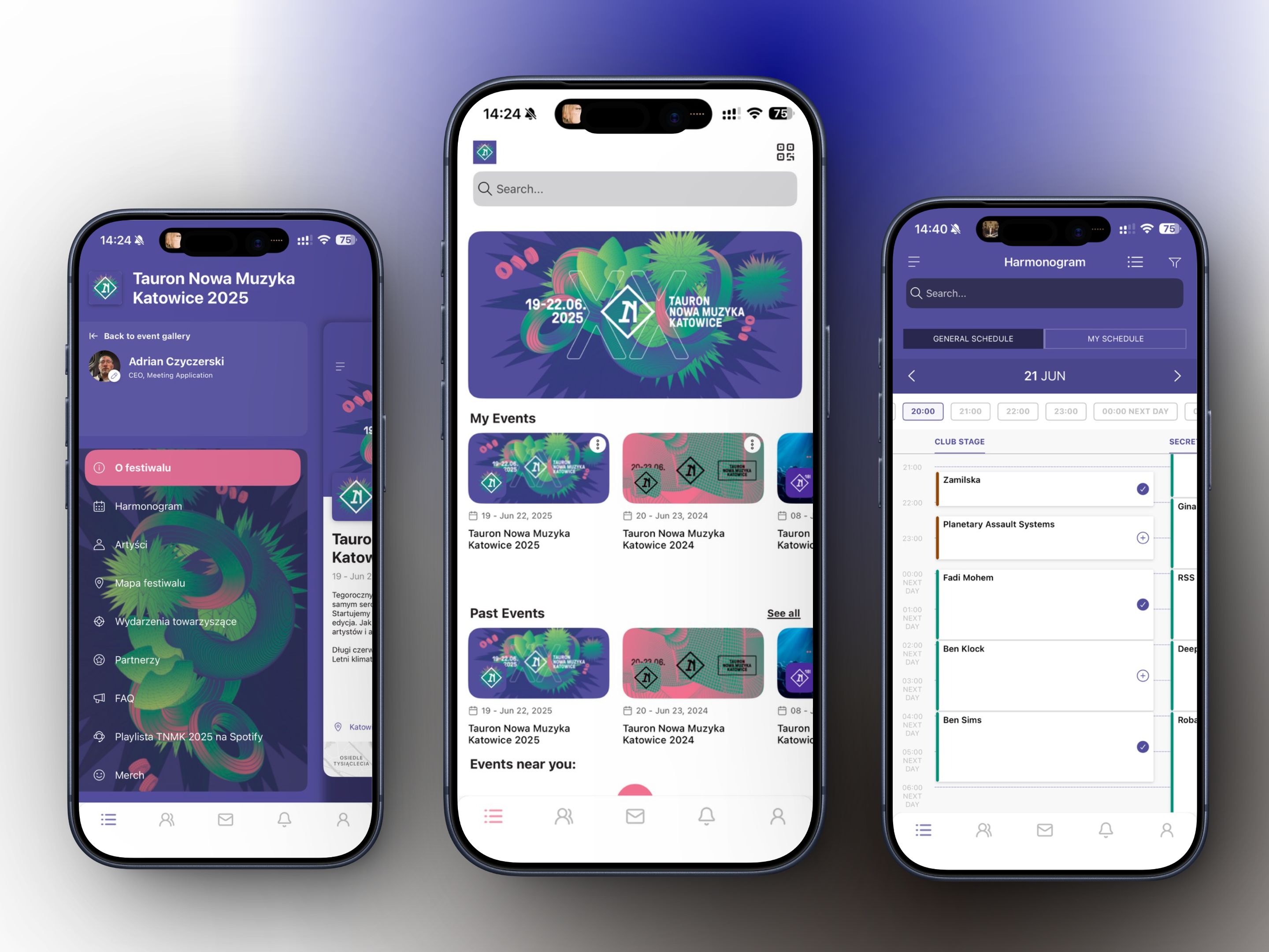 Tauron Nowa Muzyka - dedicated app