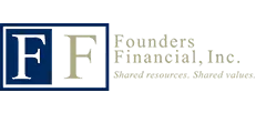 Founders Financial logo with letters F and F in a square arm next to the company name.